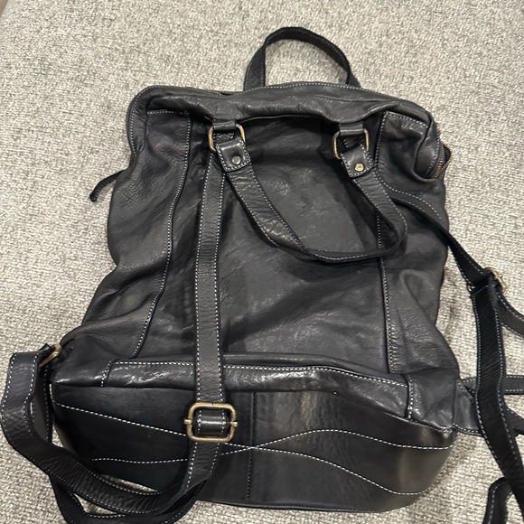 Men, women Soft leather backpack - Picture 3 of 3